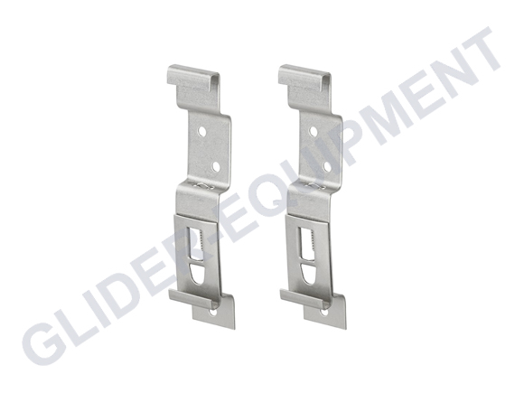 CP Number plate holder set RVS [1363003]